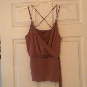 Mauve sexy Express blouse.